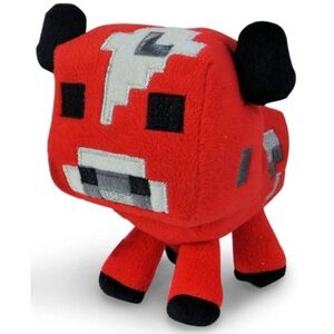Minecraft Overworld 7” Baby Red Mooshroom Plush Soft Stuffed Animal Collectible